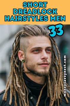 22 Top Short Dreadlock Hairstyles for Men: Modern and Traditional Looks Loc Ideas, Black And White Hair, Hairstyles Men