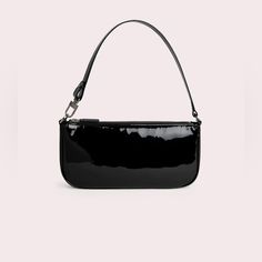 Brand New By Far Leather Black Bag It Is A Stunning Bag So Cute Has Been Seen Worn By Various Celebrities Including Kendall Jenner And Bella Hadid. This Bag Gives Quite Luxury Vibes. Trendy Black Rectangular Baguette Bag, Black Baguette Satchel Bag With Zipper Closure, Black Satchel Baguette Bag With Zipper Closure, Black Baguette Satchel Bag With Zipper, Black Pouch Baguette Bag For Daily Use, Everyday Black Baguette Pouch Bag, Black Handheld Baguette Bag With Removable Pouch, Black Pouch Baguette Bag For Everyday Use, Black Rectangular Baguette Bag With Zipper Closure