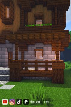 an image of a house in minecraft