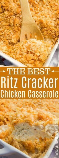 the best ritz cracker chicken casserole