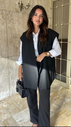 Office Outfits Women Casual, Elegantes Outfit Damen, Cute Work Outfits, Outfits For Work, Look Formal, Stylish Work Attire, Blazer Outfit, Corporate Outfits, Office Outfits Women