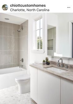 the bathroom is clean and ready to be used as a guest room or family room