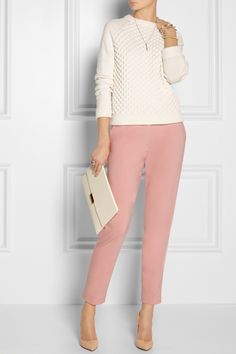 Light Pink Pants Outfit Work, Light Pink Pants Outfit, Pink Pants Outfit Work, Pink Pants Outfit, Light Pink Pants, Pants Outfit Work, Trendy Date Night Outfit, Spring Business Casual, Outfits Con Jeans