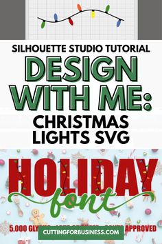 the holiday sale is on and it's time to shop for christmas lights svg