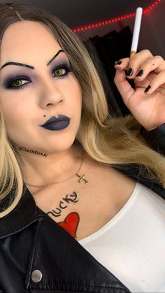 Plus Size Tiffany Costume, Tiffany Ray Makeup, Tiffany Makeup Chucky, Chuckies Bride, Tiffany Valentine Makeup, Tiffany Halloween Costume, Tiffany Makeup, Goth Instagram, Tiffany Ray