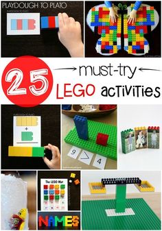 the 25 must try lego activities for kids to play with and learn how to make them