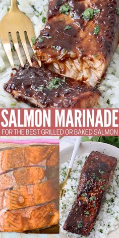 salmon marinade is the best grilled or baked salmon recipe ever it's easy to make