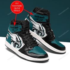 Men Jordan Shoes, Philadelphia Eagles Football, Eagles Football, Shoes Sport, High Sneakers, Air Jordan Shoes, Custom Sneakers, Philadelphia Eagles, Sport Sneakers