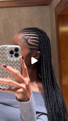 The Style Hive on Instagram: "#HairForTheSTEW - @jacquelinejohnette says "Nothing better than fresh braids ☺️" and you know that's true.
Pain-free as should be ones made by super skilled braiders though.

Braider: @missy_did_em

#TheStyleHive 
#CoilyHairInspo 
#CoilyHairNatural" Jacqueline Johnette, Christmas Braids Hairstyles, 12 Stitch Braids, Conrows Lines, Conrows Lines And Braids, Fresh Braids, Christmas Braids, Braids Inspiration, Braid Inspiration