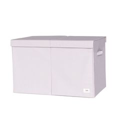 a white storage box on a white background