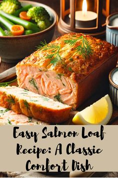 salmon loaf recipe with lemon and dill