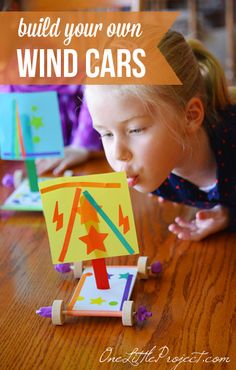 Build your own wind cars - this is such a fun activity to do with your kids! Drama Therapy, Wind Car, Interesting Crafts, Steam Activity, Do Crafts, Wind Tunnel, Summer Reading Program, Academic Excellence, Fun Activities To Do