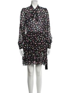 Marc Jacobs ShirtdressBlackPolka Dot PrintLong Sleeve with Mock NeckSash-Tie Closure at FrontDesigner Fit: Dresses by Marc Jacobs typically fit true to size. Marc Jacobs Clothes Dresses, Accessories Jacket, Polka Dot Print, Printed Mini Dress, Shirt Accessories, Dot Print, Hoodie Dress, Casual Jeans, Sweater Accessories