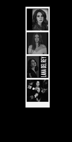 four different women are shown in this black and white photo, with the words'we are