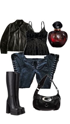 Rockstar Women Outfits, 90s Rockstar Gf Outfit, Rockstar Chic Outfits, Rockstar Gf Winter Outfits, Rockstar Gf Clothes, Rock Star Gf Outfits, Rockstar Girl Outfit