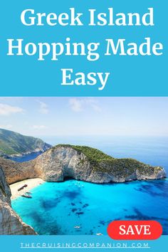 the greek island hopping made easy with text overlay