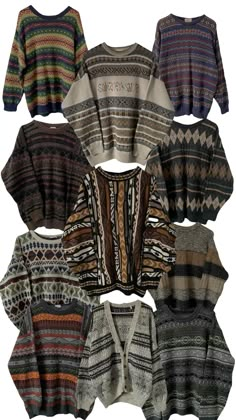 Collection sweater, grandpa Grampa Sweaters Aesthetic, Vintage Grandpa Sweater, Grandpa Core Outfits, Grandpa Sweater Aesthetic, Grandfather Sweater, Grandpa Clothes, Grandpa Sweater Outfit, Grandpa Jumper, Grandpa Outfit