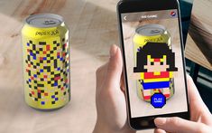 Propuesta de campaña de pixeles para Pepsi - Frogx Three Instore Activation, Ar Campaign, Interactive Packaging, Interactive Poster, Interactive Advertising, Ar Game, Smart Packaging, Design Campaign