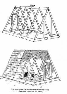 two plans for a small wooden house