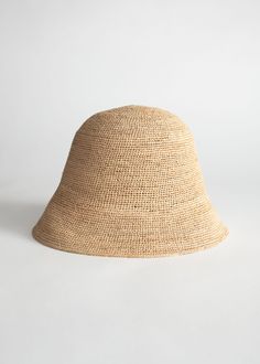 10 Just-Right Straw Hats That Are Not Too Big (Or Too Small)+#refinery29 Raffia Hats, Straw Bucket Hat, Beige Hat, Fisherman's Hat, Straw Fedora, Crochet Bucket Hat, Fashion Story, Summer Accessories, Blue Design