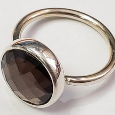 Silver Smokey Quartz Ring Size 6.5 Resizable 5 Gm Lot 647 12292019 Smokey Quartz Ring, Quartz Ring, Smokey Quartz, Womens Jewelry Rings, Ring Size, Women Jewelry, Size 6, Ring, Silver