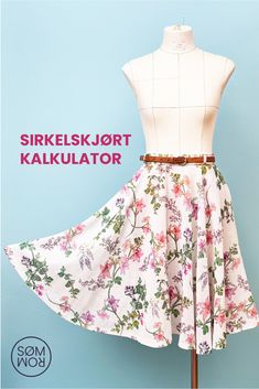 a dress on a mannequin with the words silkkjort kalkulator