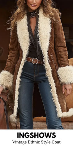 Western Winter, Retro Coat, Western Outfit, Leopard Fashion, Vest Coat, Velvet Fashion, Plaid Fashion, Warm Coat, Computer Monitors