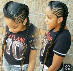 Side Cornrows, New Natural Hairstyles, Small Braids