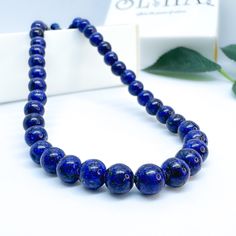 Welcome to Our Store ❤💕 ►►If you are looking for a Unique Christmas Gift for your lover, this Necklace is for you ► Necklace ; Produced from 8mm Blue Lapis Lazuli Stone. ► When You Get The Necklace, I Will Have Sent You A Gift Bracelet. ►Our necklace is Adjustable necklace. Our Bracelet is Elastic Bracelet.  ►► Who can buy this product? ► A great option for those looking for a Men's or Women's Valentine necklace ► A great option for those looking for a blue necklace! ► A great option for those Lapis Lazuli Beaded Necklaces For Gift, Single Strand Lapis Lazuli Beaded Necklace As Gift, Lapis Lazuli Necklaces With 8mm Beads, Necklace With 8mm Round Lapis Lazuli Beads, Lapis Lazuli Round Beaded Necklaces, Lapis Lazuli Necklace With 8mm Beads, Lapis Lazuli Single Strand Beads For Gifts, Single Strand Lapis Lazuli Beads For Gift, Sapphire Beaded Necklace As Gift