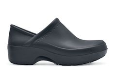 Cobalt: Women's Black Slip-Resistant Work Clogs | Shoes For Crews Comfortable Slip-resistant Closed Toe Slip-ons, Functional Slip-resistant Synthetic Slip-ons, Functional Synthetic Slip-resistant Slip-ons, Functional Slip-resistant Round Toe Slip-ons, Functional Slip-resistant Closed Toe Clogs, Black Slip-ons With Arch Support For Work, Functional Waterproof Black Clogs, Black Waterproof Functional Clogs, Functional Black Waterproof Clogs