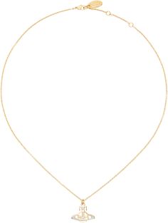 Cable chain necklace in gold-tone brass. · Crystals at enameled logo pendant · Logo plaque at adjustable lobster-clasp fastening · L17 Supplier color: Gold/Pink/Blue Cable Chain Necklace, Bas Relief, Vivienne Westwood, Cable Chain, Womens Jewelry Necklace, Lobster Clasp, Pink Blue, Chain Necklace, Gold Tones