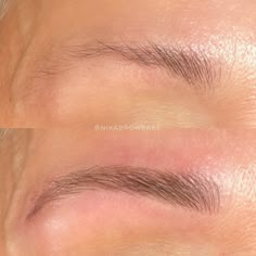 Eyebrow Shaping Blonde, Natural Microblading Eyebrow Shapes, Draw Brows, Natural Nano Brows, Blonde Hair Microblading Eyebrows, Natural Brow Lamination, Nano Brows Vs Microblading