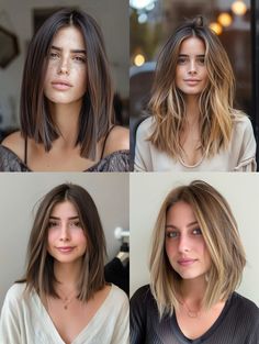 Discover 20 stunning long bob ideas that will elevate your hairstyle game. From sleek and straight to wavy and tousled, these long bob styles are perfect for any occasion. Whether you're looking for a sophisticated look or something more casual, these ideas will help you find the perfect long bob. Embrace this timeless trend and transform your hair with these chic and versatile styles. Long Layered Bob Straight Hair, Long Brunette Bob Hairstyles, Lob 2024, Long Bob Straight Hair, Long Bob Ideas, Haircut Long Bob, Trendy Haircuts With Bangs, Curtain Bangs Layers