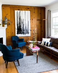 Drop the Paint Brush: Wooden Paneling is Formally Cool Once more Front Room, Paint Brush