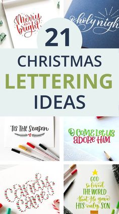 christmas lettering ideas that are easy to make