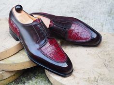 Custom Design Shoes, Leather Apron, Good Year, Leather Boot Shoes, Mens Oxfords, Stylish Shoes, Burgundy Color, Leather Fashion, Loafer Shoes