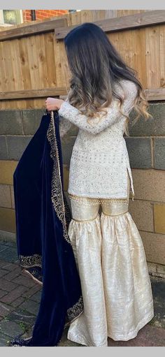 Kameez Aesthetic, Modest Lehenga, Brown Clothes, Desi Clothing, Sharara Designs, Desi Dress, Fairytale Aesthetic, Sharara Suits