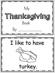 two thanksgiving bookmarks with the words i like to have turkey