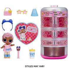 littlest pet shop playset with doll and accessories