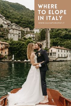 Where To Elope in Italy | Lake Como dreamy destination elopement Elope In Lake Como, Destination Elopement Dress, Elope To Italy, Tuscany Italy Elopement, Wedding Dresses To Elope In, European Elopement Destinations, Most Beautiful Places To Elope, Elopment Ideas Destinations