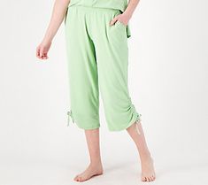 Match these cropped pants with leather sandals for a look that's so casually chic, your vacation attire will be jealous. From Cuddl Duds. Striped Lounge Pants, Vacation Attire, Casually Chic, Jumpsuit Navy Blue, Thermal Leggings, Womens Thermal, Cuddl Duds, M Pants, Cropped Style