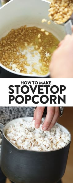 how to make stovetop popcorn in the crock pot