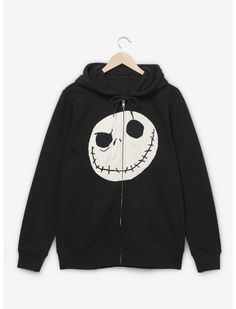 Jack Skellington Clothes, Jack Skellington Hoodie, Jack Nightmare Before Christmas, Jack Skellington Faces, King Style, The Nightmare Before Christmas Jack, Pop Pop Shirts, Christmas Jack Skellington, Pumpkin King