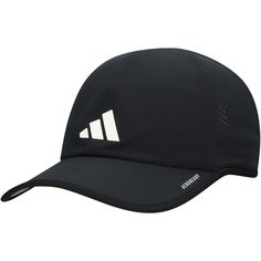 Complete your look in sporty style with this adidas Superlite 3 AEROREADY Adjustable Hat. This adidas hat features perforated mid panels and AEROREADY technology that work together to keep you cool and dry no matter where you go. The unstructured, relaxed fit and adjustable strap allow this hat to be customized to your liking, while the reflective heat-sealed graphics provide a stylish touch. Adidas Hat, Working Together, Keep Your Cool, Sporty Style, Adjustable Hat, Black Adidas, Adidas Men, Contrasting Colors, Adjustable Straps