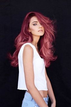 I need this hair colour!!! #mocha #red #shadows Maroon Hair, Burgundy Hair, Pastel Hair, Red Hair Color