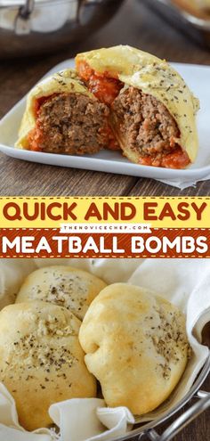 Ball Game Food Ideas, Italian Tailgate Food, Meatball Pie Recipe, Football Game Meals Dinners, Ground Beef Party Food Appetizers, Tailgate Food Recipes, Stuffed Biscuits Dinner Ground Beef, Ground Beef Tailgate Recipes, Game Day Meal Ideas