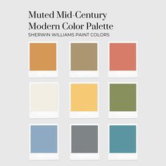 the color scheme for modern paint palettes