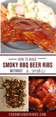 how to make smoky bbq beer ribs without a smoker