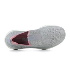 Enjoy longer walks with supportive comfort wearing Skechers Relaxed Fit®: D'Lux Walker® 2.0. This sporty laceless style features a Stretch Fit® heathered engineered knit upper and a cushioned Skechers Air-Cooled Memory Foam® insole. Skechers Air-Cooled Memory Foam® cushioned comfort insole, Relaxed Fit® for a roomy comfort fit at toe and forefoot, Stretch Fit® design for sock-like comfort, Crafted with 100% vegan materials, Heathered engineered knit upper, Flexible traction outsole, Machine wash Pink Cushioned Slip-on Sneakers, Pink Walking Shoes With Branded Insole For Light Sports, Pink Breathable Slip-on Sneakers, Pink Synthetic Running Shoes With Arch Support, Pink Sporty Slip-on Sneakers With Cushioned Footbed, Sporty Pink Slip-on Sneakers With Cushioned Footbed, Pink Breathable Slip-on Sneakers For Jogging, Functional Pink Slip-on Sneakers, Pink Walking Shoes With Arch Support For Light Sports