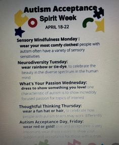 r/autism - My principal Posted this on my schools website…. Inclusion Activities, Spirit Days, Resource Room, School Website, Spirit Week, School Counseling, Work Ideas, Graphic Organizers, Classroom Organization